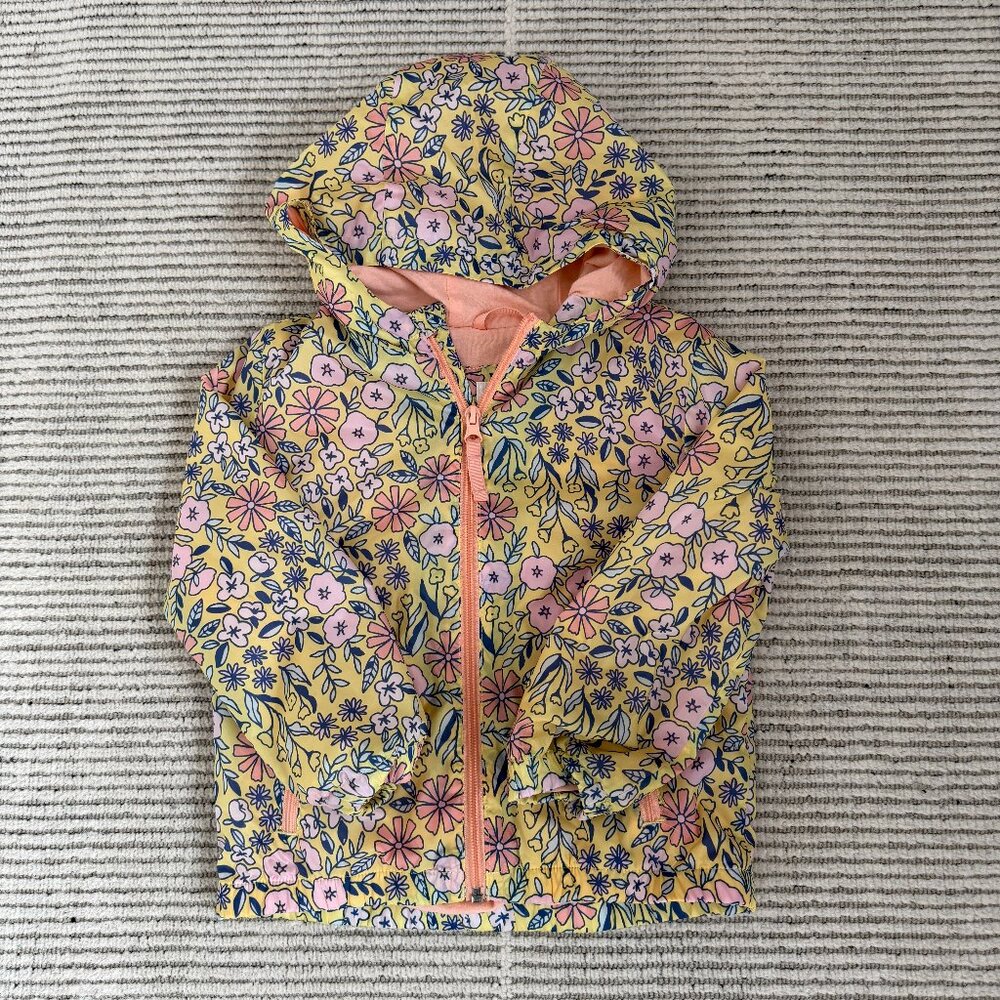 Cat & Jack 4T Floral Windbreaker